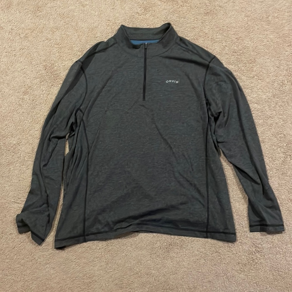 Orvis Men’s XXL 1/4 Zip Pullover Jacket